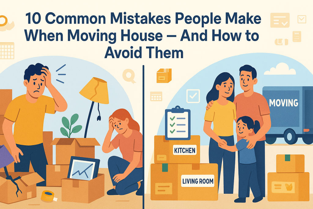 common moving mistakes