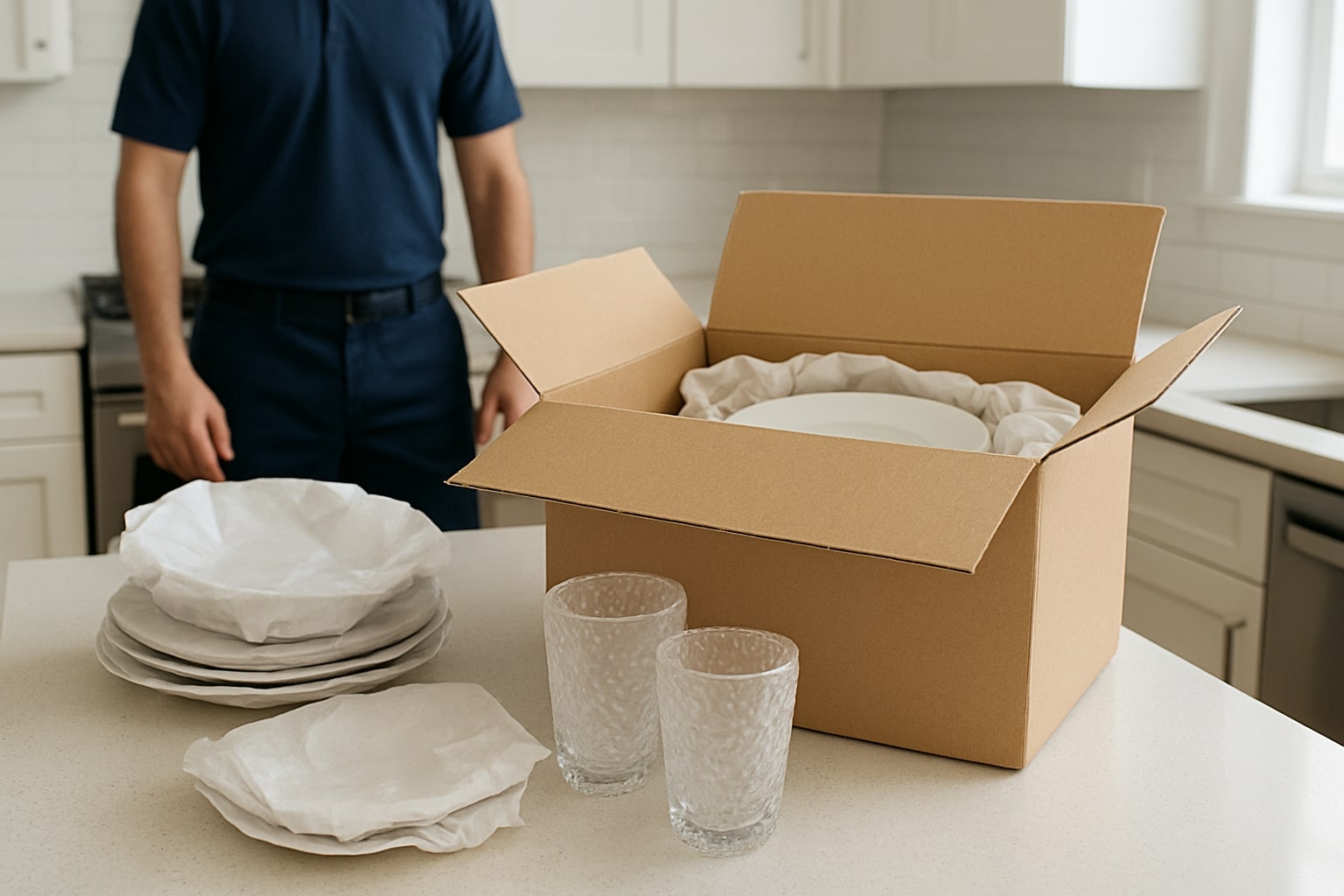 How To Pack Plates And Glasses For Moving?