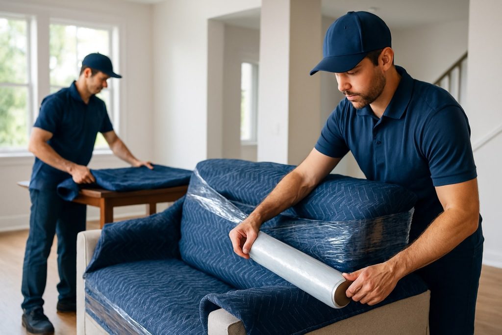 how to wrap furniture when moving